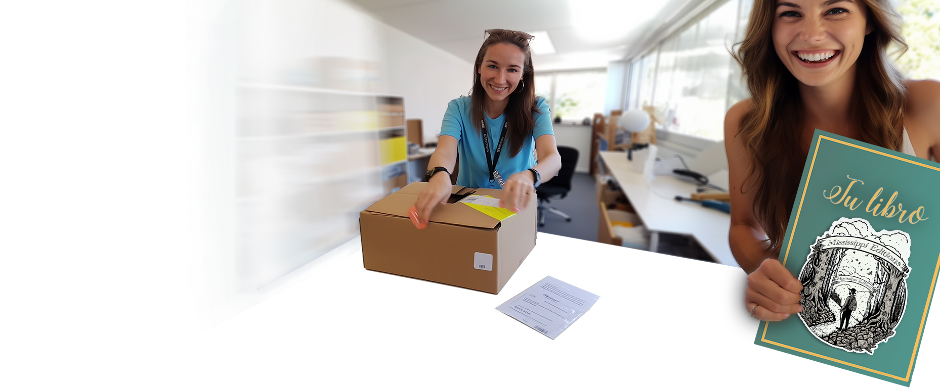 Ilustracion del proceso editorial y de publicacion