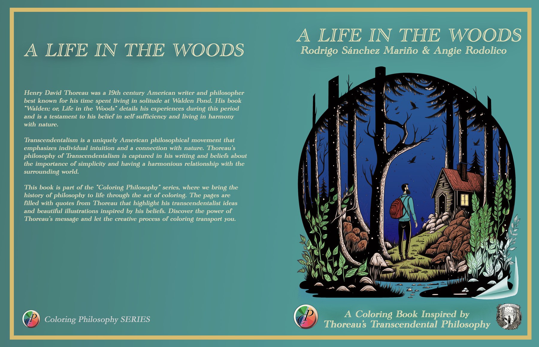 Cubierta completa de A Life in the Woods